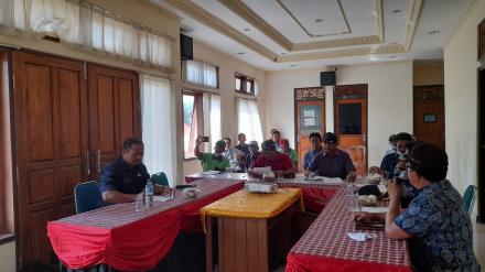 Rapat Koordinasi Subak dan Subak Abian Desa Sepang Terkait BKK Tahun 2021